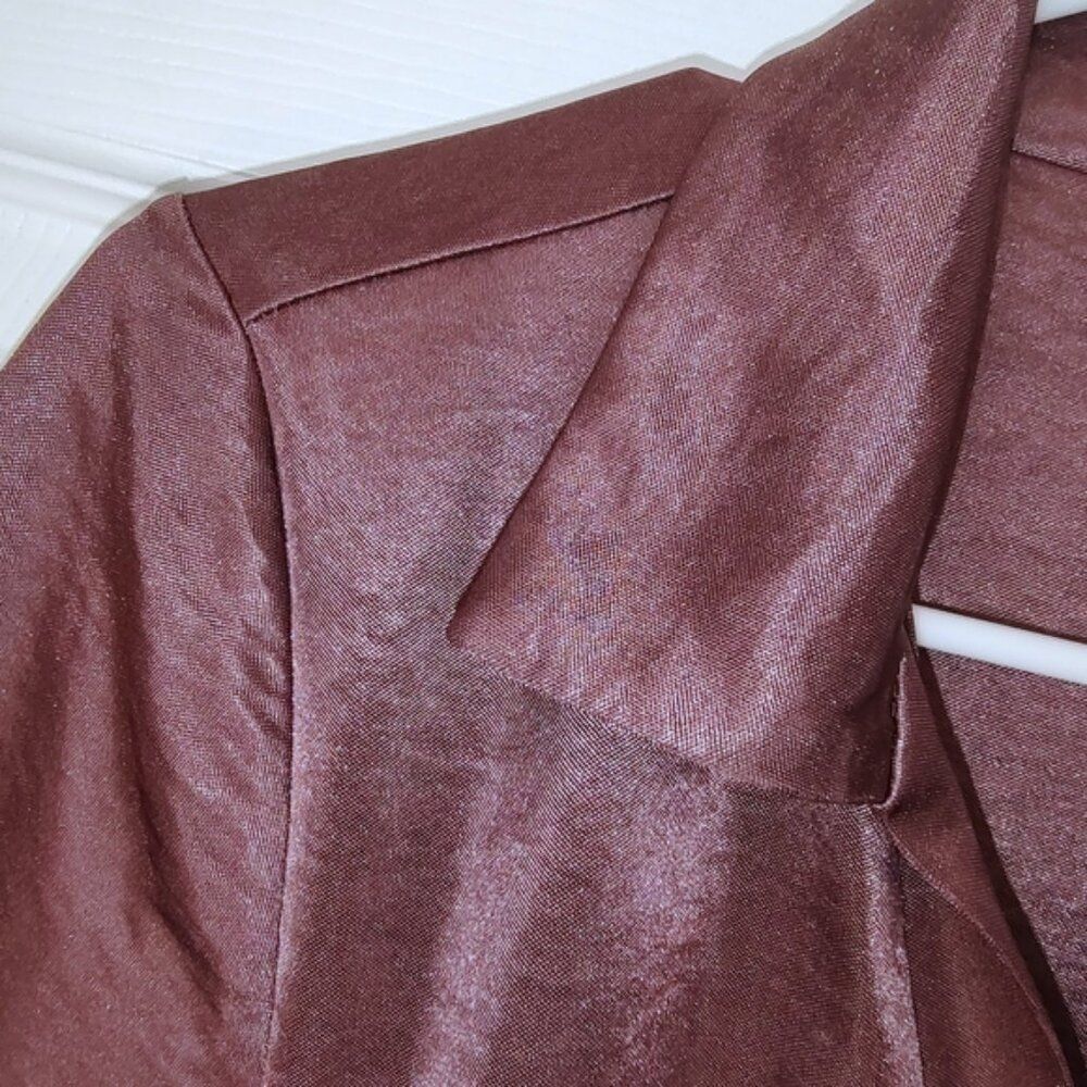 Louna ruched tie waist slinky dress RTR S - Picture 7 of 9